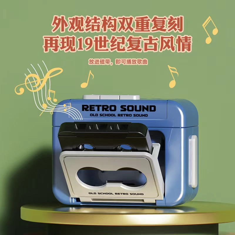 Wholesale Retro tape recorder mini cassette keychain bag pendant